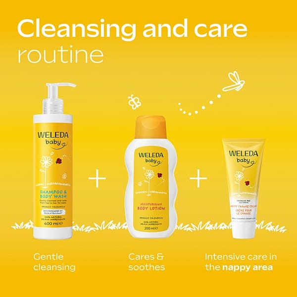 Calendula cleansing and care routine