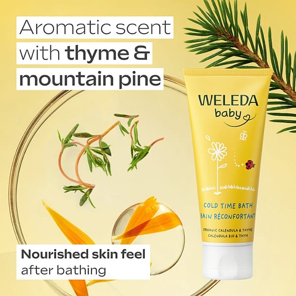 calendula aromatic scent with thyme and mountain pine
