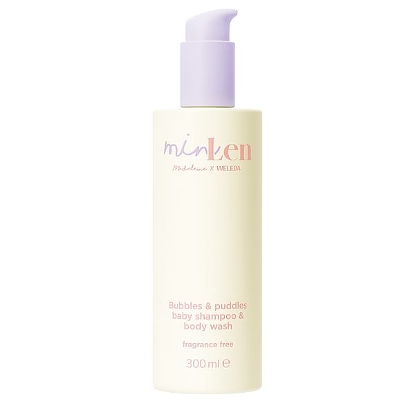 minLen Bubbles & Puddles Baby Shampoo & Body Wash