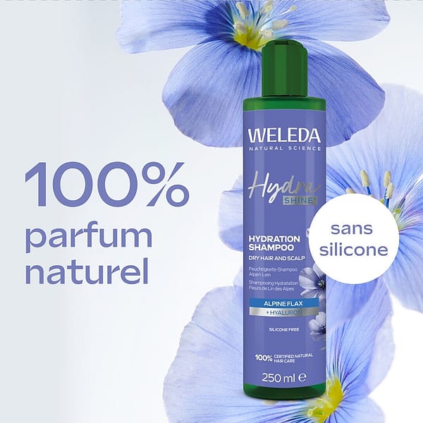 Hydra Shine Shampooing Hydration Fleurs de Lin des Alpes