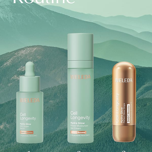 Cell Longevity Hydra Glow Perfect Glow Routine