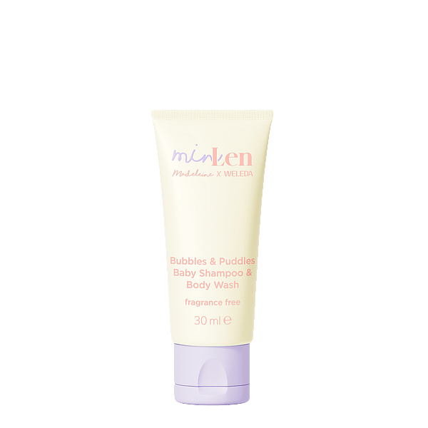 minLen Bubbles & Puddles Baby Shampoo & Body Wash by Madeleine x Weleda mini 30ml