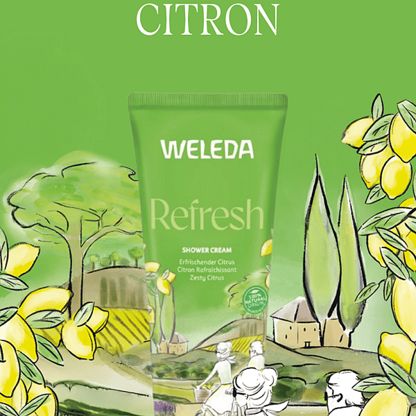 Refresh Crème de Douche Citron rafraîchissant