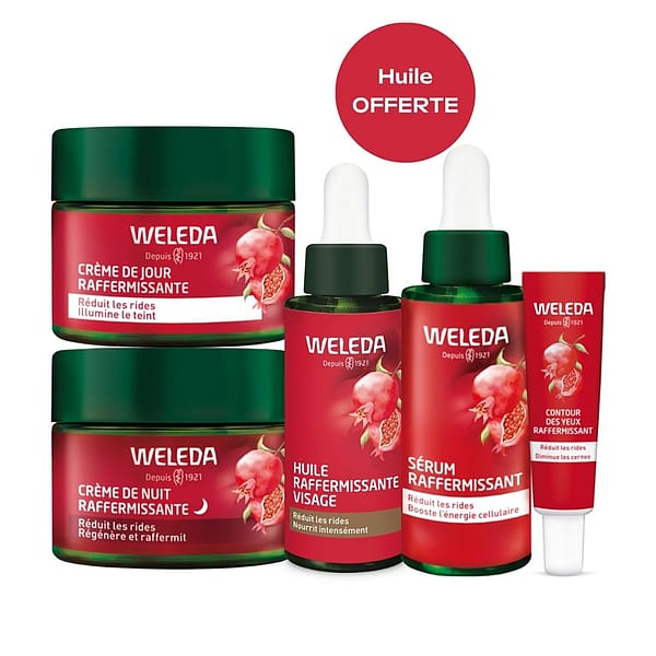 Routine Anti-âge Grenade et Peptides de Maca - Huile offerte