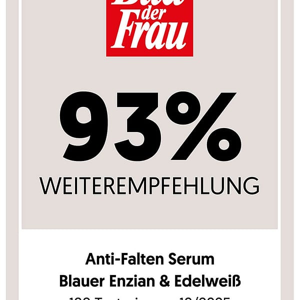 Anti-Falten Serum Blauer Enzian & Edelweiß