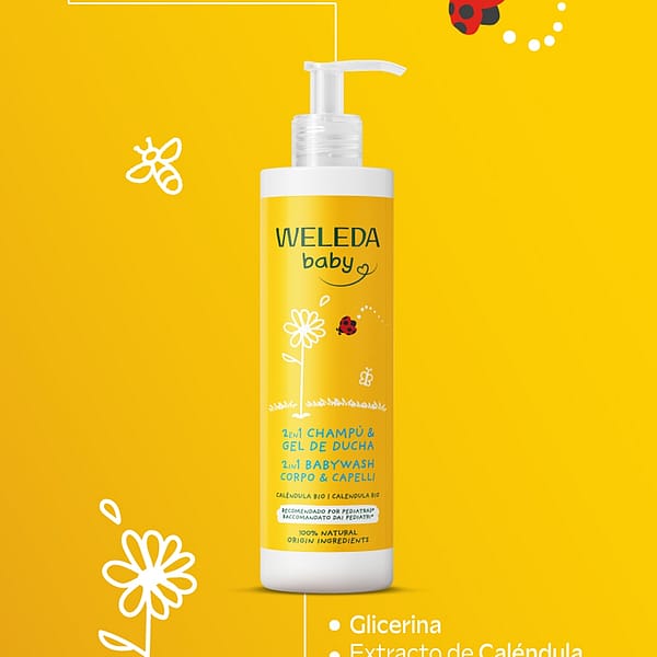 Champú & Gel de ducha Caléndula 400ml