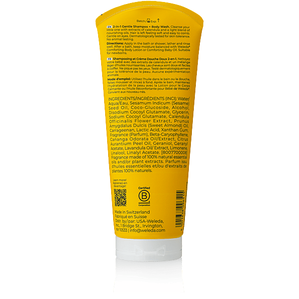 2in1 Gentle Shampoo + Body Wash - Calendula