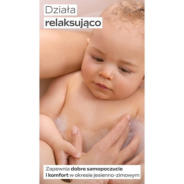 Rozgrzewający krem do kąpieli dla dzieci