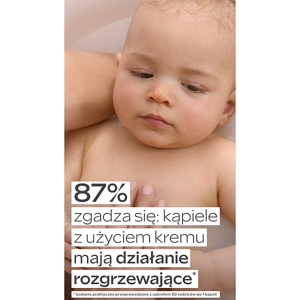 Rozgrzewający krem do kąpieli dla dzieci