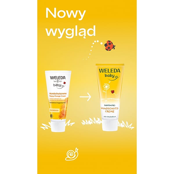 Bezzapachowy krem dla niemowląt i dzieci przeciw odparzeniom z nagietkiem lekarskim