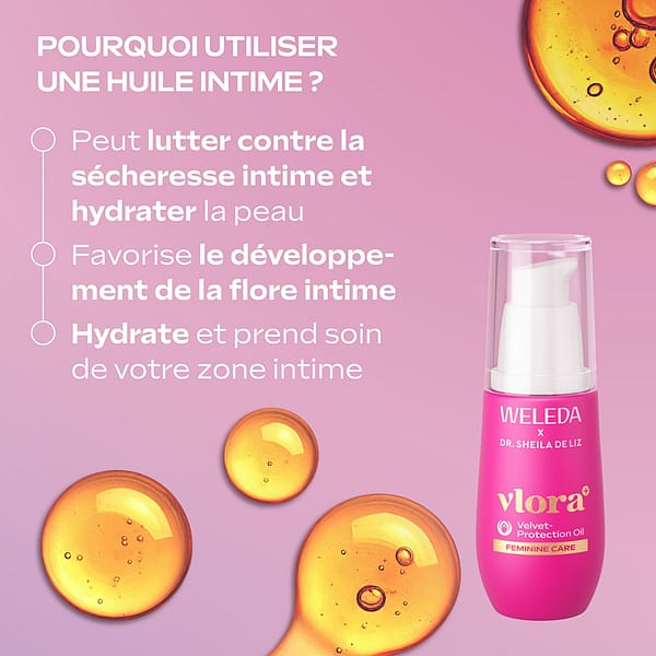 Coffret de soins intimes Vlora+ pH Balancing Wash & Vlora+ Velvet Protection Oil