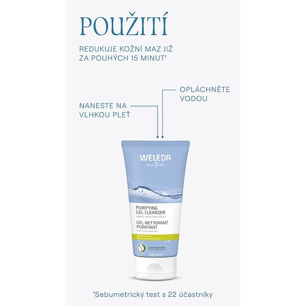Čisticí gel proti nedokonalostem