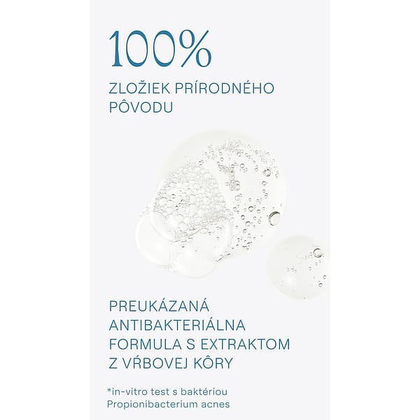 Čistiaci gél proti nedokonalostiam