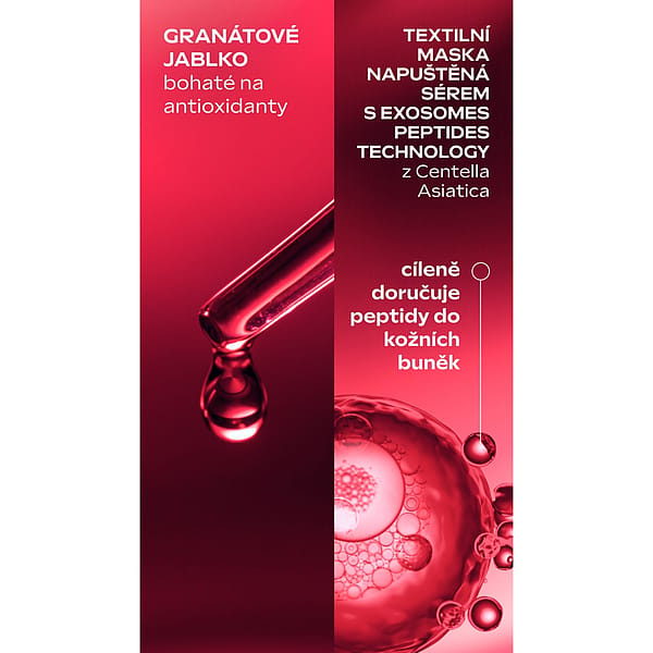 Exo Boost Zpevňující maska Granátové jablko a Maca-peptidy