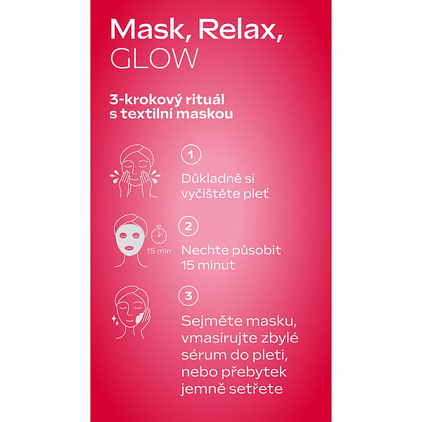 Exo Boost Zpevňující maska Granátové jablko a Maca-peptidy