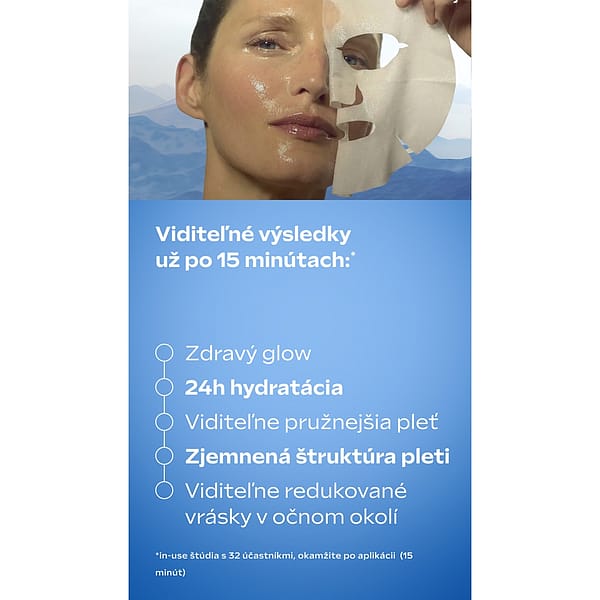 Exo Boost Kolagénová maska Modrý horec