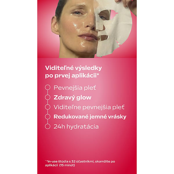 Exo Boost Spevňujúca maska Granátové jablko a Maca-peptidy