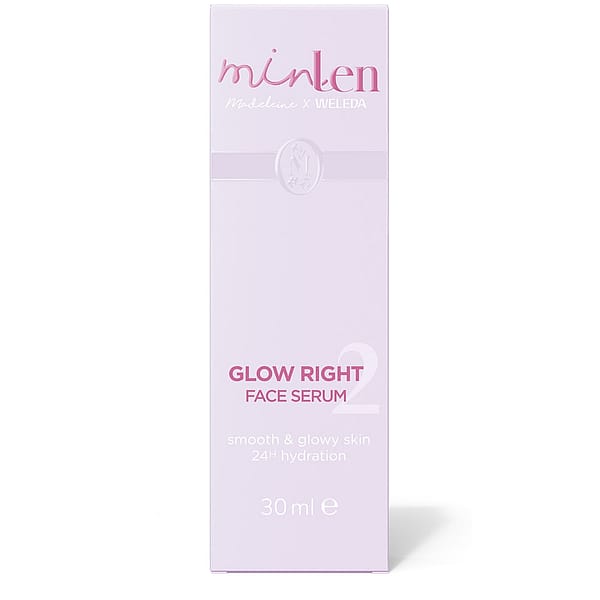 minLen Glow Right Face Serum