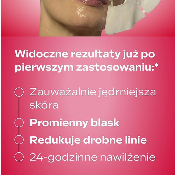 Exo Boost Glow maseczka w płachcie z granatem i peptydami maca
