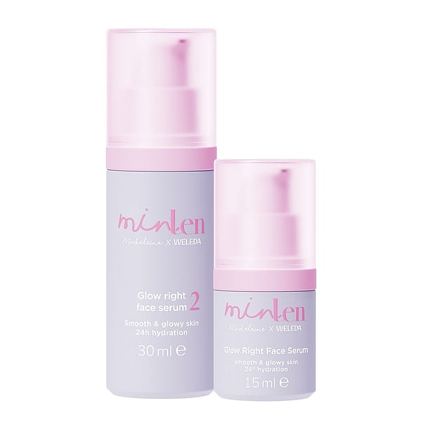 minLen Glow Right Face Serum