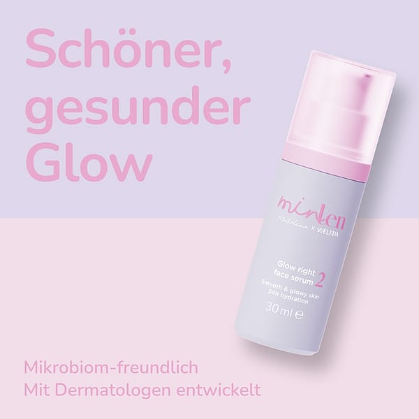 minLen Glow Right Face Serum