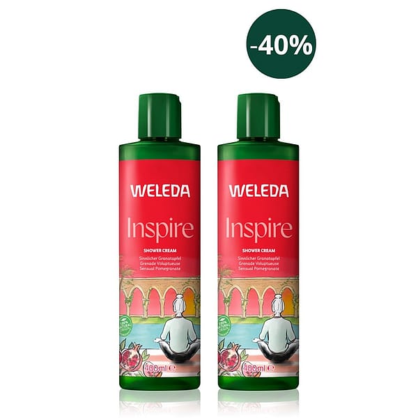 INSPIRE sprchový krém – výhodné balení 2× 400 ml