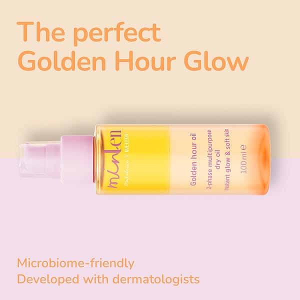 minLen Golden Hour Oil by Madeleine x Weleda