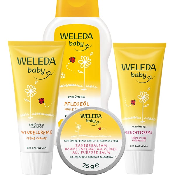 Parfümfreies Babypflege Set