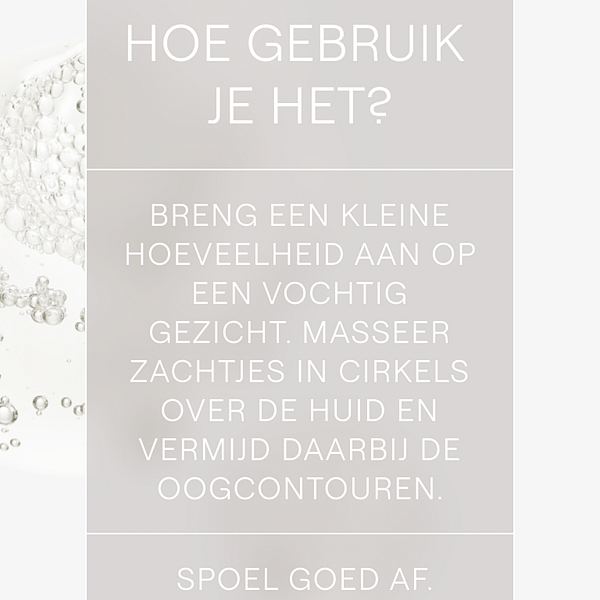 Verfrissende Reinigingsgel