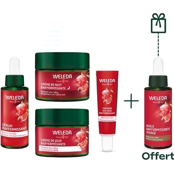 Routine Anti-âge Grenade et Peptides de Maca - Huile offerte