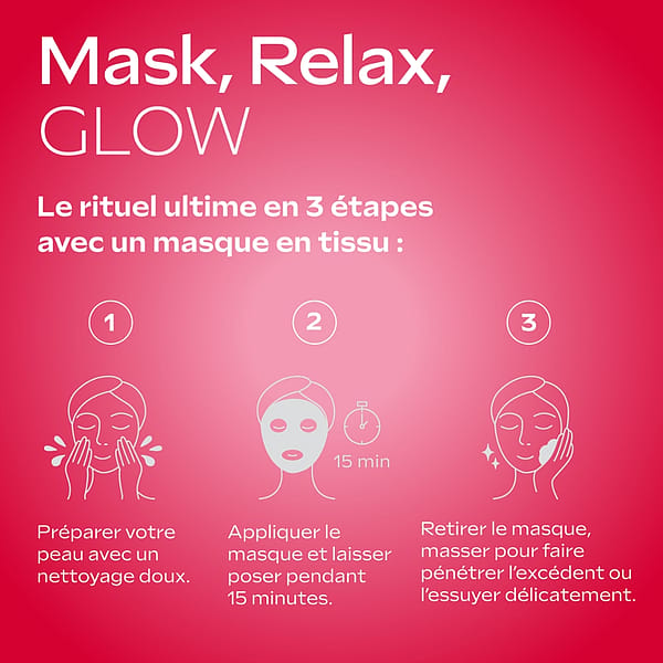 4x Exo Boost Glow masque en tissu