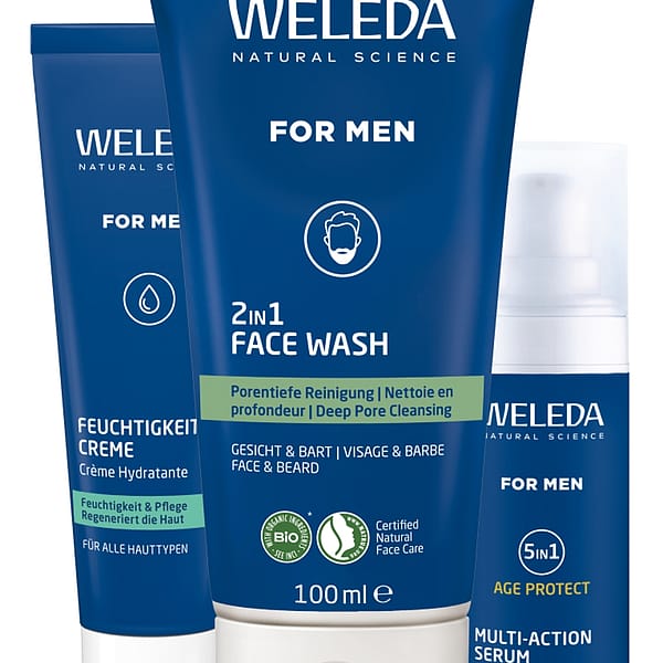 Männer Face Routine