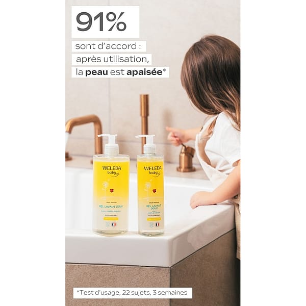 Gel lavant doux Calendula sans parfum