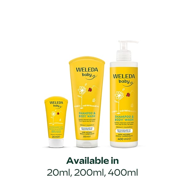 Calendula Shampoo & Body Wash, 200ml
