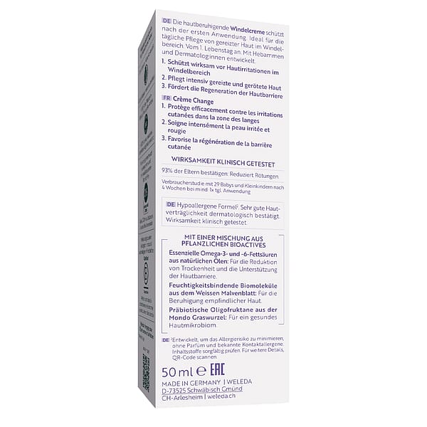 Derma 3 en 1 Crème Change Mauve Blanche