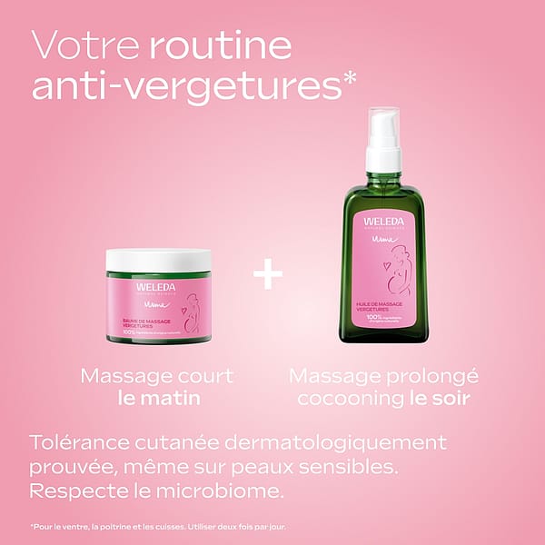 Huile de Massage Vergetures