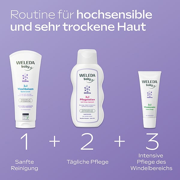 Derma 3in1 Waschbalsam Weisse Malve