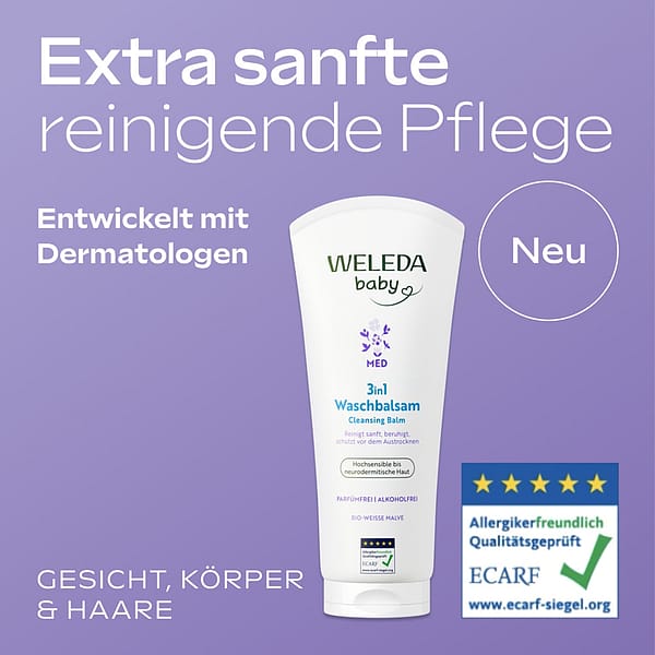 Derma 3in1 Waschbalsam Weisse Malve