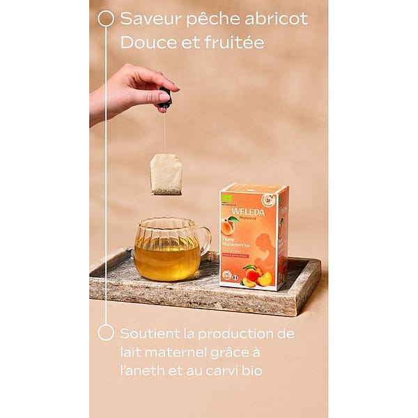 Tisane Allaitement bio Pêche Abricot