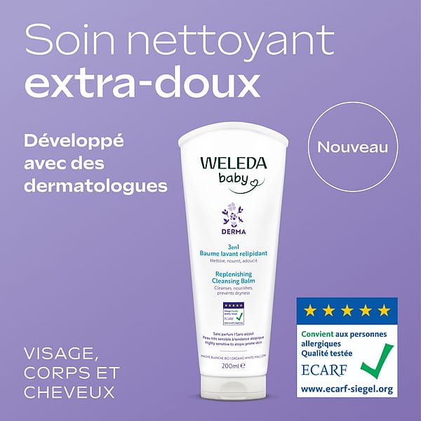 Baume lavant relipidant DERMA 3en1