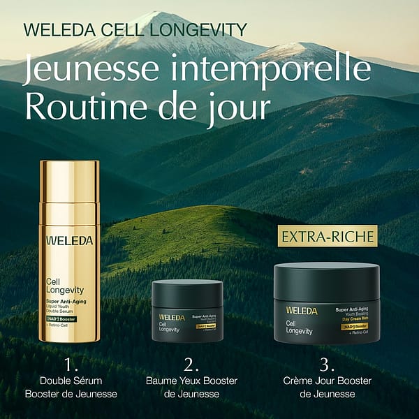 Cell Longevity Super Anti-Aging Ageless Skin Day Routine