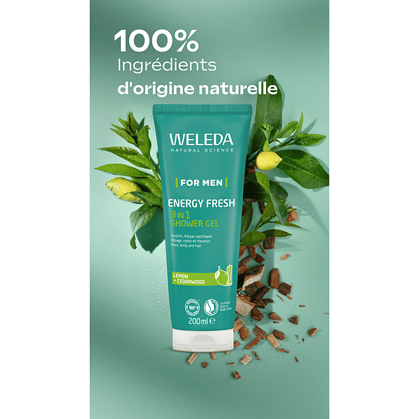 Gel Douche Men 3in1 Energy Fresh pour Homme
