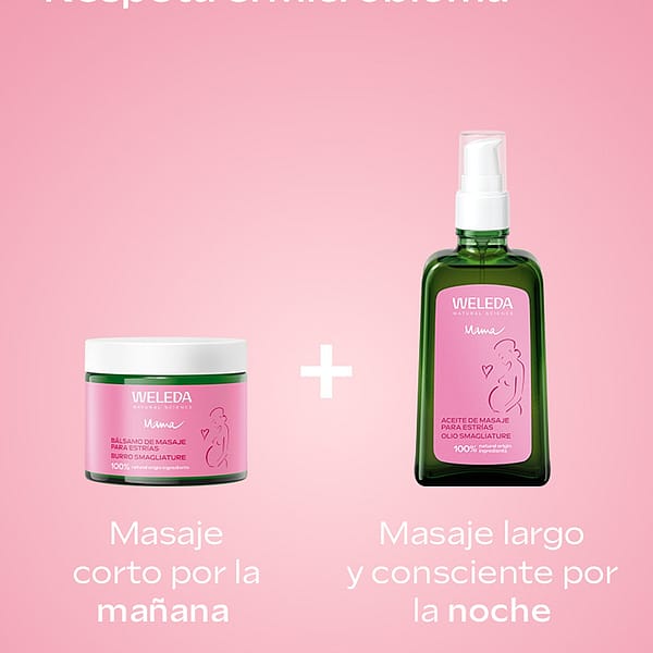 Pack Aceite y Bálsamo para masaje de estrías (50% dto en bálsamo)