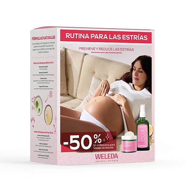 Pack Aceite y Bálsamo para masaje de estrías (50% dto en bálsamo)