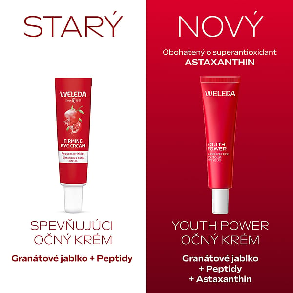 Youth Power Astaxanthin Spevňujúci očný krém