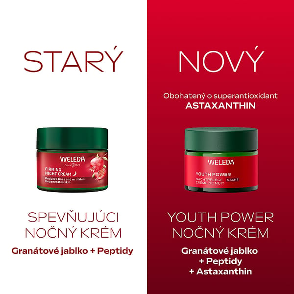 Youth Power Astaxanthin Spevňujúci nočný krém