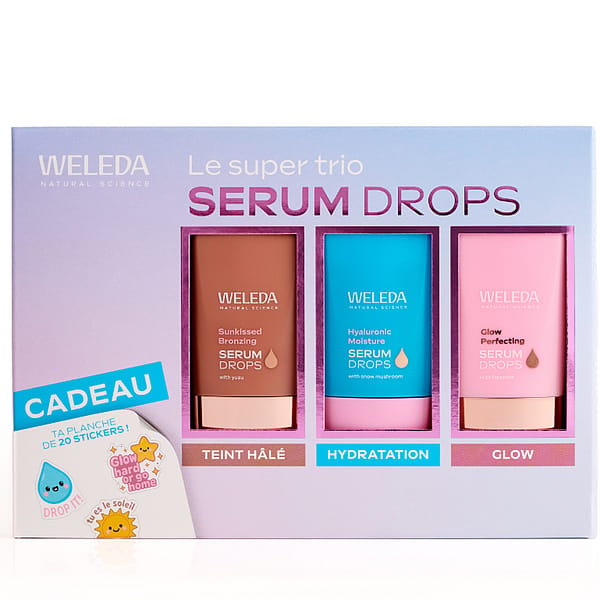 Coffret trio SERUM DROPS - Stickers offerts