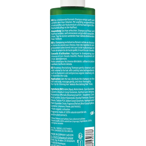 Champú Revitalizante de Romero 250ml