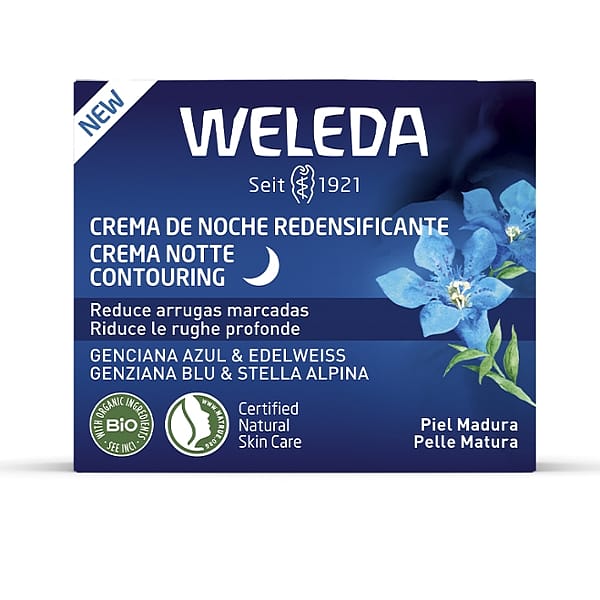 Crema de Noche Redensificante de Genciana Azul y Edelweiss
