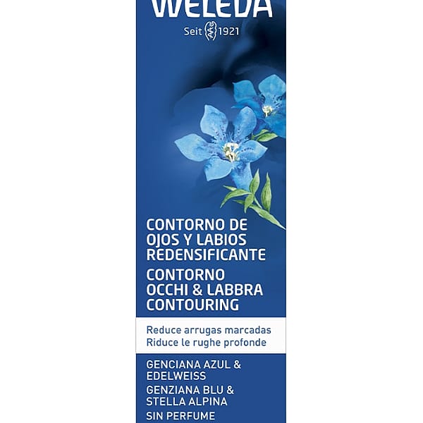 Contorno de Ojos y Labios Redensificante de Genciana Azul y Edelweiss